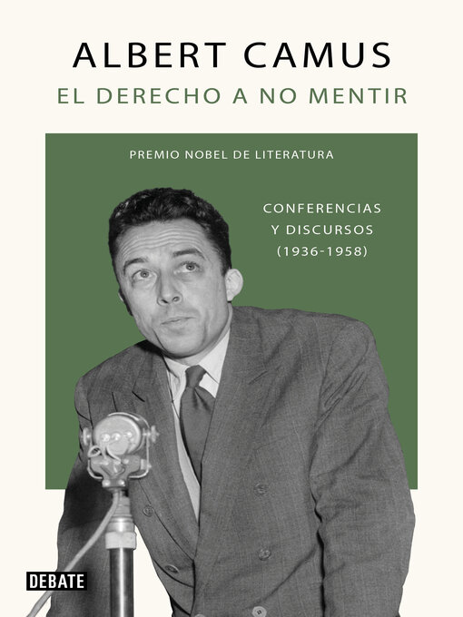 Title details for El derecho a no mentir by Albert Camus - Wait list